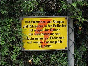 Verbotsschild in Forchheim (Oberfr)