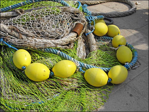 Fischernetz samt Zubehör in Port de Sóller
