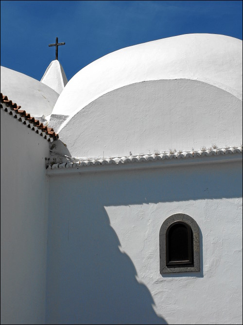 Detailansicht der Kirche von Santiago del Teide
